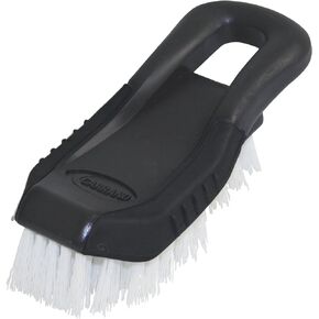 Carrand 94025 Body Brush with Comfort Grip Handle, Black