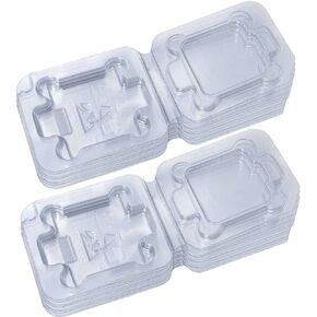 14pcs Universal CPU Protection Box 5.5x6.5cm Computer CPU Case Tray Flip Top Container LGA1150 / 1151/1155/1156 i3 i5 i7 CPU Intel Protector Cover