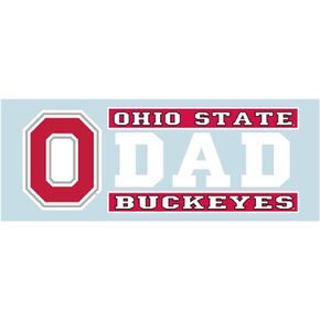ملصقات جامعة ولاية أوهايو Craftique (Buckeye DAD (6 بوصة)، 6 بوصة)