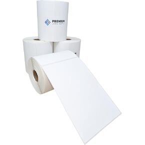 Premium Label Supply 4x6 Direct Thermal Shipping Labels - 4 Rolls - 250 Labels per Roll - 1'' Core