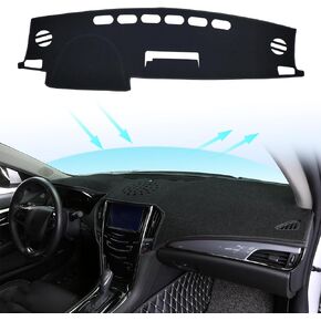 Dash Cover Mat for Toyota RAV4 2013 2014 2015 2016 2017 2018 Dashboard Cover Fit RAV4 Interior Accessories Nonslip Dash Board Protector Mat Sunshade Anti Glare Pad Carpet
