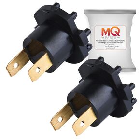 2 Packs B28V510A3 Headlight Bulb Socket Holder Compatible with H7 Bulb Fits 2001-2010 Mazda 3, 5, Protege- Replaces B28V-51-0A3, B28V510A3A