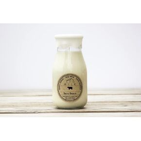 Milk Bottle Candle Wild Honeysuckle, 12.5 Ounces, Home, Home Décor