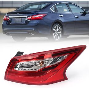 Huray Left Outer Tail Light Fit for Nissan Altima 2016-2018 LH Taillight Tail lamp Rear Brake Lamp Assembly Replacement Accessory Replacement for NI2804106 (Driver Side)