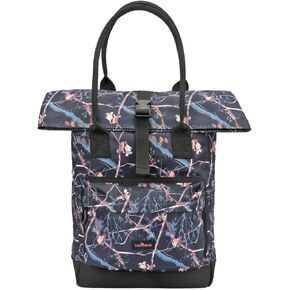 TOURBON Nylon Roll-top Clip-On Bike Panniers Women's Shoulder Tote Bag - Green