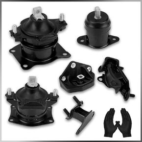 6PCS Engine Motor Mount Set Compatible with 2003-2007 Honda Accord 3.0L/AUTO Transmission Motor Mount Replace OE:A4526HY A4527HY A4524 A4525 A4544 A4517