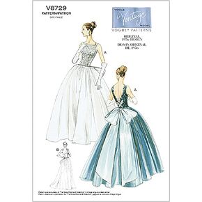 Vogue Patterns V8729 Misses' Dress and Underskirt, Size AA (6-8-10-12)
