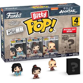 Funko Bitty Pop!: Avatar: The Last Airbender Mini Collectible Toys 4-Pack - Azula, Ty Lee, Zuko & Mystery Chase Figure (Styles May Vary)
