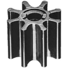Jabsco 920-0003-P, Nitrile, Drive Type 7, 8 Blade, 2-9/16 Diameter, 2 Width, 5/8 Shaft, Brass Insert
