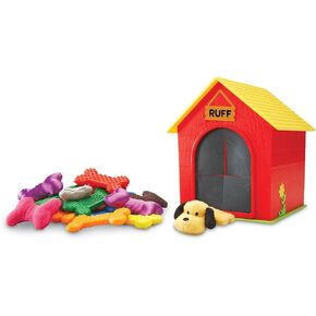 مجموعة أدوات التعليم عن طريق اللمس من Learning Resources Ruff's House، لعبة المحركات الدقيقة، 30 قطعة، للأعمار من 3 سنوات فما فوق
