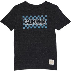 Tri-Blend California Checkered Crew Neck Tee (Big Kids) in Saudi Arabia
