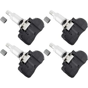 4X Tire Pressure Monitoring System Sensor TPMS 433MHz Fit for Mini Cooper Countryman Clubman Convertible, for BMW 1-4 Series i3 i5 i8 M2 M3 M4 X1 X2 X5 X6 Replace# 36106855539 36106858887