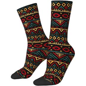 Indian Native American Socks Funny Stockings Socks Gifts Novelty Socks for Women Men One Size