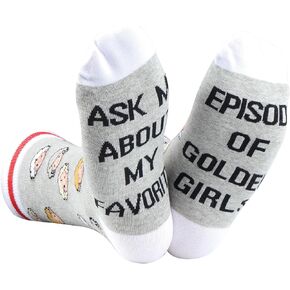 TSOTMO Golden Inspired Socks Ask Me About My Favorite Episode Of Golden G Socks Gift For Fans