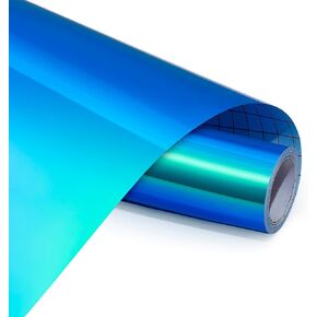 ANT 12" x 10ft Holographic Glossy Chrome Opal Yellow Craft Vinyl Premium Permanent Adhesive Vinyl for, Decal, Sticker, Fade-Proof, for Crafts, Cricut, Silhouette, Cameo