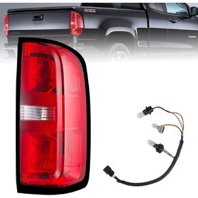 Boine Left Driver Side Tail Light Compatible With 2015-2022 Chevrolet Chevy Colorado Rear Lamp Tail Light Housing (Left Driver Side)