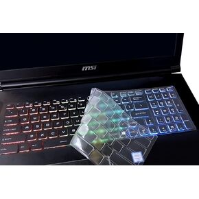 Keyboard Cover Skin for 15.6 17.3 MSI Gaming Laptop GE77 GS76 GP76 GE76 GP65 GL65 GE65 GE75 GL75 GS75 GF75 WS75 WE75 GP75 GT76 GS73 GT73 GT73VR GE63 GL63 Raider, MSI Raider Stealth/Vector/Leopard