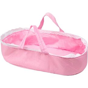 Reborn Baby Doll Cradle for 16-22 inch Reborn Dolls Carry Basket Newborn Baby Doll Bassinet