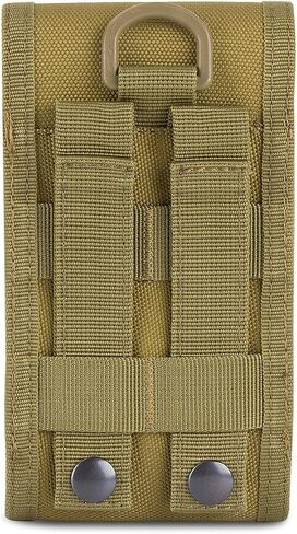 IronSeals Tactical Molle Phone Pouch Holster Large Smartphone Pouch for 6.7" Phone Fit for iPhone 15 Pro Max/14 Pro Max/13 Pro Max/12 Pro Max in Kuwait