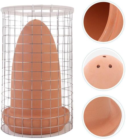 Ipetboom 1 مجموعة التفريخ دلو حجر حجر حوض السمك الملاك الأسماك الحية Angelfish التفريخ مخروط يعيش سمك السلور رمي الأسماك الحية لتربية السيراميك مخروط بيض الأسماك المخاريط الطين الصخور خزان الأسماك in Kuwait