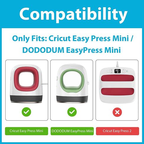 حقيبة حمل ProCase لجهاز Cricut Easy Press Mini/DODODUM EasyPress Mini Heat Press Machine، حقيبة حمل صلبة مقاومة للصدمات من مادة EVA للسفر لـ Cricut/DODODUM Easy Press Mini وملحقاتها - أسود in Saudi Arabia