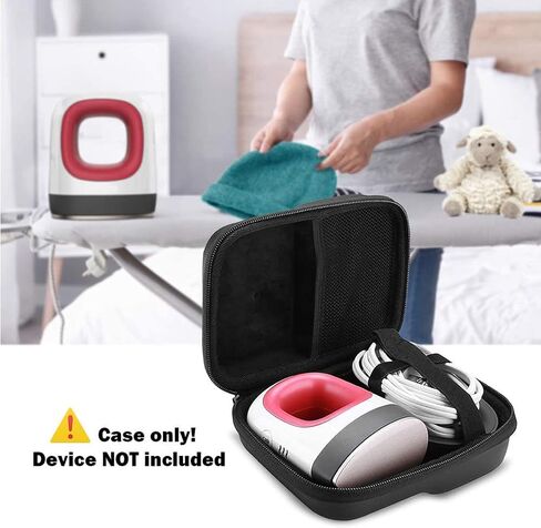 حقيبة حمل ProCase لجهاز Cricut Easy Press Mini/DODODUM EasyPress Mini Heat Press Machine، حقيبة حمل صلبة مقاومة للصدمات من مادة EVA للسفر لـ Cricut/DODODUM Easy Press Mini وملحقاتها - أسود in Saudi Arabia