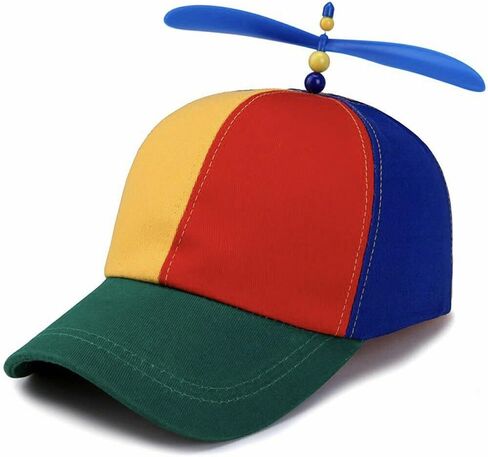 Unisex Helicopter Propeller Hat Cute Baseball Cap Fashion Bamboo Dragonfly Adjustable Snapback Hat in Saudi Arabia