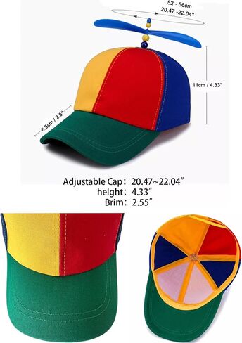 Unisex Helicopter Propeller Hat Cute Baseball Cap Fashion Bamboo Dragonfly Adjustable Snapback Hat in Saudi Arabia