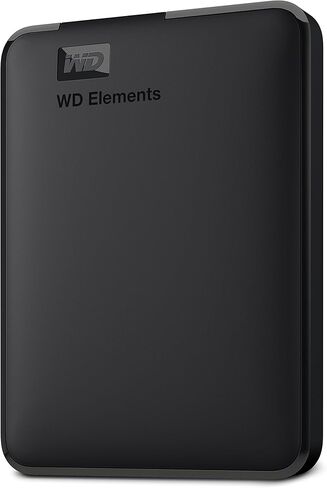 WD 2TB Elements Portable External Hard Drive HDD, USB 3.0, Compatible with PC, Mac, PS4 & Xbox - WDBU6Y0020BBK-WESN in Saudi Arabia