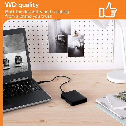 WD 2TB Elements Portable External Hard Drive HDD, USB 3.0, Compatible with PC, Mac, PS4 & Xbox - WDBU6Y0020BBK-WESN in Saudi Arabia