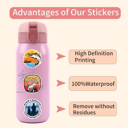 50PCS Outdoor Hiking Camping Adventure Aesthetic Stickers Bulk for Boys Adults Teens, Travel Nature Waterproof Vinyl Stickers for Water Bottle Laptop Scrapbook Car (Camping) in Saudi Arabia