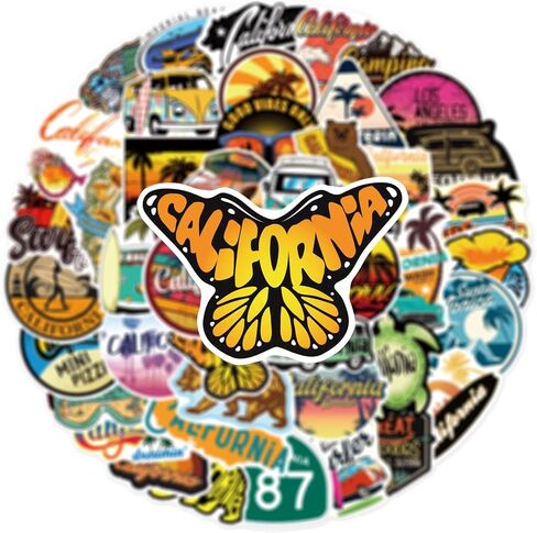 50PCS Outdoor Hiking Camping Adventure Aesthetic Stickers Bulk for Boys Adults Teens, Travel Nature Waterproof Vinyl Stickers for Water Bottle Laptop Scrapbook Car (Camping) in Saudi Arabia
