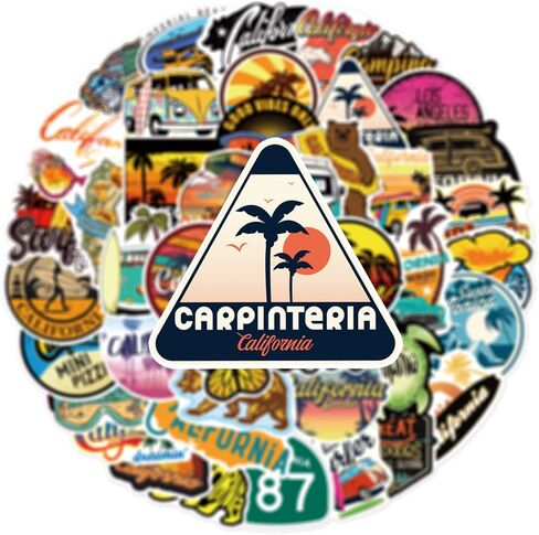 50PCS Outdoor Hiking Camping Adventure Aesthetic Stickers Bulk for Boys Adults Teens, Travel Nature Waterproof Vinyl Stickers for Water Bottle Laptop Scrapbook Car (Camping) in Saudi Arabia