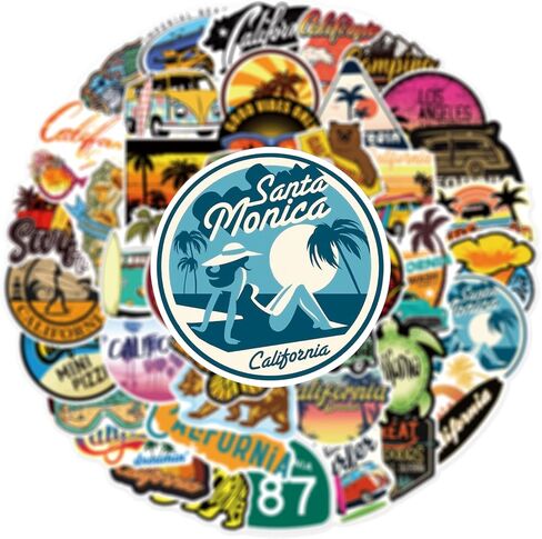 50PCS Outdoor Hiking Camping Adventure Aesthetic Stickers Bulk for Boys Adults Teens, Travel Nature Waterproof Vinyl Stickers for Water Bottle Laptop Scrapbook Car (Camping) in Saudi Arabia