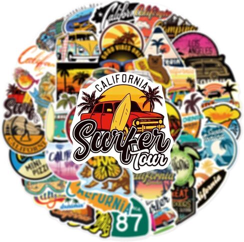 50PCS Outdoor Hiking Camping Adventure Aesthetic Stickers Bulk for Boys Adults Teens, Travel Nature Waterproof Vinyl Stickers for Water Bottle Laptop Scrapbook Car (Camping) in Saudi Arabia