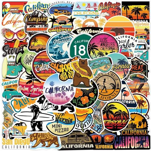 50PCS Outdoor Hiking Camping Adventure Aesthetic Stickers Bulk for Boys Adults Teens, Travel Nature Waterproof Vinyl Stickers for Water Bottle Laptop Scrapbook Car (Camping) in Saudi Arabia