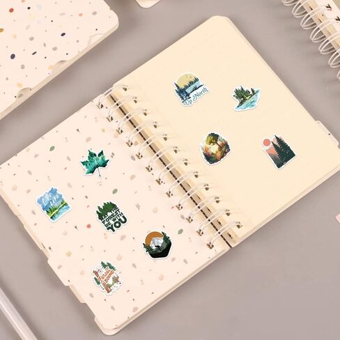 50PCS Outdoor Hiking Camping Adventure Aesthetic Stickers Bulk for Boys Adults Teens, Travel Nature Waterproof Vinyl Stickers for Water Bottle Laptop Scrapbook Car (Camping) in Saudi Arabia
