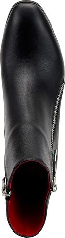 Azura Spring Step Fabulosa V Collar Ankle Boots for Women - Premium Leather Women's Chelsea Boots with Side Zippers in Kuwait