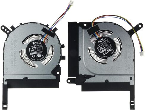 مروحة تبريد وحدة المعالجة المركزية + وحدة معالجة الرسومات البديلة لـ ASUS TUF A15 FA506Q FA506IC FA506IE FA506IHR FA506QE FA506QM FX506HC FX506HE FX506HM A17 FA706Q FA706IC FA706IE FA706IHR FA706QE FA706QM FA706QR FX706HC FX706HE in Saudi Arabia