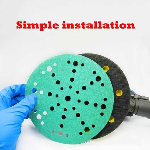 50 Pack-575162 Granat P80 Grit 6-Inch (150mm) Diameter Abrasive Sanding Discs,49 Hole Sandpaper for Random Orbital Sanders-Heavy-Duty Hook & Loop Film Discs-Compatible with Festool Sanders 575162 in Saudi Arabia