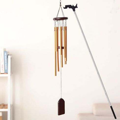 Plastic Utility Hook，with 74 inch adjustable extension Christmas light pole hook for hanging wind chimes, bird feeders, pot plants, clothes drying pole hooks and other useful hooks in Kuwait