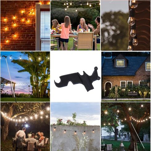 Plastic Utility Hook，with 74 inch adjustable extension Christmas light pole hook for hanging wind chimes, bird feeders, pot plants, clothes drying pole hooks and other useful hooks in Kuwait