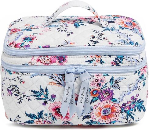 Verabradley Womens Cotton Brush Up Cosmetic Makeup Organizer Case in Saudi Arabia