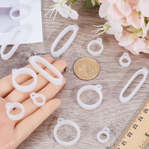craspire 11 حجم مجموعة الحبل لمكافحة خسر مع 22pcs حلقات المطاط السيليكون 1pc اسهم حزام قلادة قلادة قابل للتعديل تحديد خواتم القلم لينة واقية حلقة استبدال حالة متعددة الأغراض لسلسلة المفاتيح in Kuwait