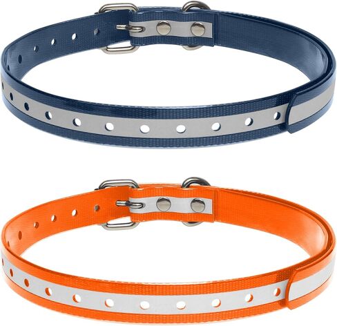 طوق بديل لطوق الصدمات، حزام بديل متوافق مع PaiPaitek، Petsafe، Petspy، Bousnic، Patpet، Delupet، إلخ معظم أجهزة الاستقبال، طوق الكلب لجميع السلالات، عاكس، مقاوم للماء (Pack2) in Kuwait