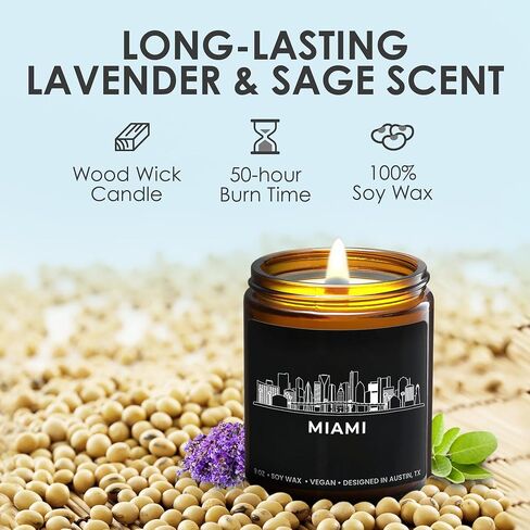 New Orleans Candle, Best of New Orleans Gifts for Men & Women, City of New Orleans Gifts, Unique New Orleans Themed Gifts, New Orleans Souvenirs Ideas for Moving Away, Birthday, Christmas, New Home in Saudi Arabia