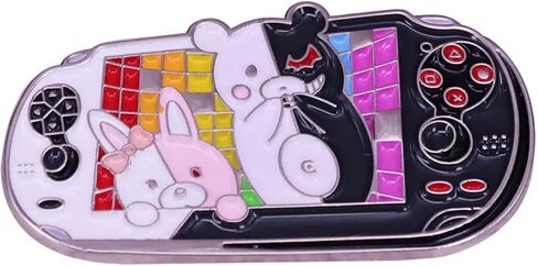 Monokuma Trigger Happy Havoc Anime Manga Video Game 1.4" Enamel Pin Badge in Saudi Arabia