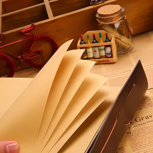 دفتر يوميات السفر من UIRIO - دفتر ملاحظات صغير فارغ قابل لإعادة الملء - مفكرة كتابة مخطط مذكرات بغطاء ناعم للرجال والنساء - حجم غير مُبطن 75 ورقة 150 صفحة (4.1 × 6.9 بوصة) in Kuwait