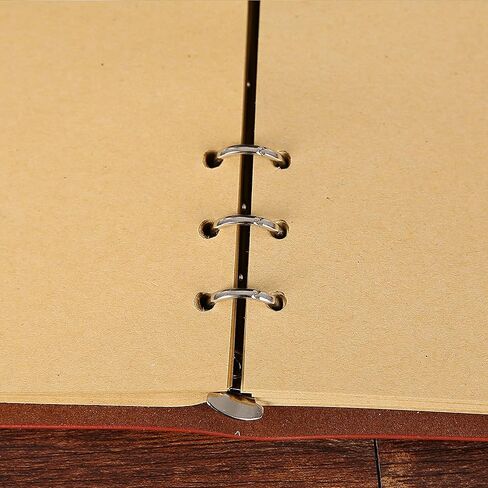 دفتر يوميات السفر من UIRIO - دفتر ملاحظات صغير فارغ قابل لإعادة الملء - مفكرة كتابة مخطط مذكرات بغطاء ناعم للرجال والنساء - حجم غير مُبطن 75 ورقة 150 صفحة (4.1 × 6.9 بوصة) in Kuwait