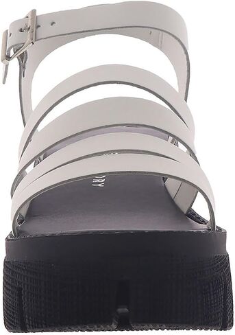 Chinese Laundry Womens Low Down Leather Buckle Platform Sandals in Saudi Arabia